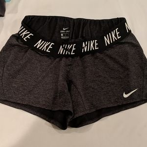 Nike dri-fit grey running shorts, medium